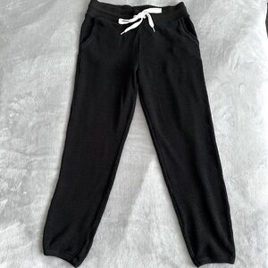 Aerie Black Waffle Knit Joggers Size XS